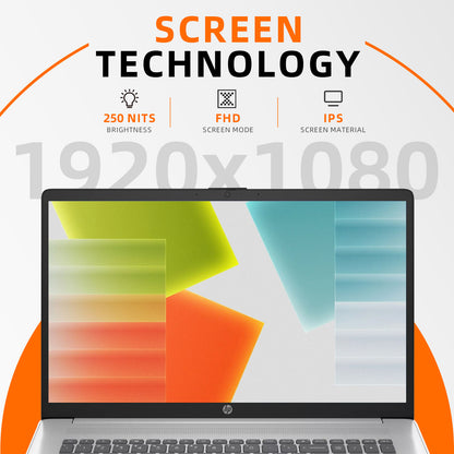 HP 2025 17 inch Laptop Business, 17.3" IPS FHD Display, AMD Ryzen 5 (Beats i7-1165G7), Ms Office Lifetime, Win 11 Pro, AI Copilot, w/Accessory, Numeric Keypad, WiFi 6 (64GB RAM + 2TB SSD)